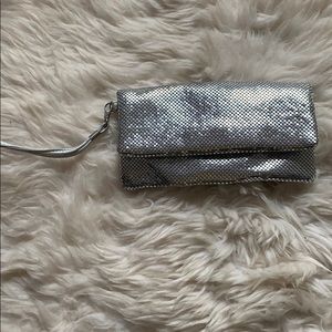 Silver handbag